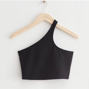& Other Stories Asymmetrical Crop Top - Size 2
